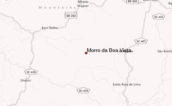Morro da Boa Vista Location Map