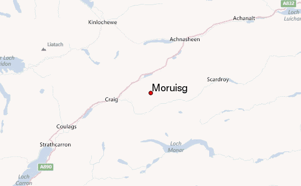 Mòruisg Location Map