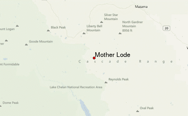 Mother Lode Location Map