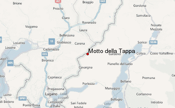 Motto della Tappa Location Map