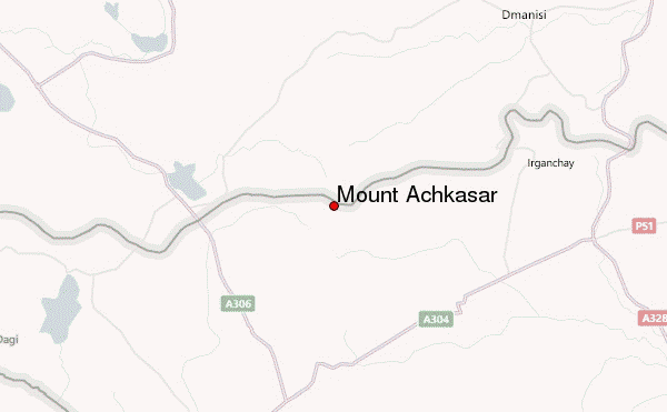 Mount Achkasar Location Map