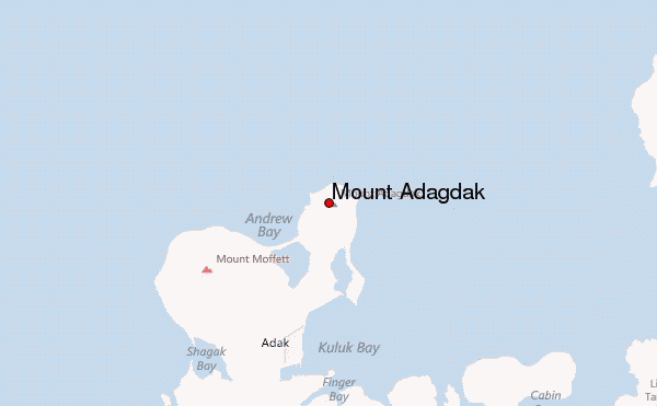 Mount Adagdak Location Map