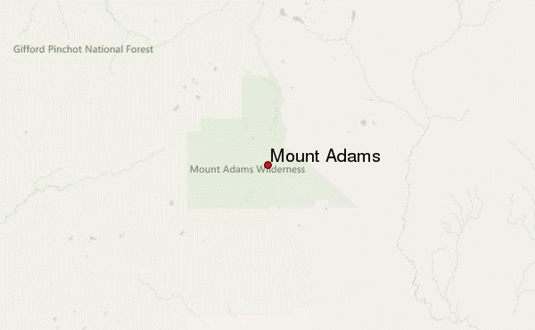 Mount Adams Location Map