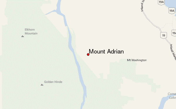 Mount Adrian Location Map
