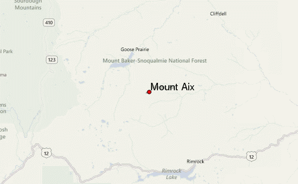 Mount Aix Location Map