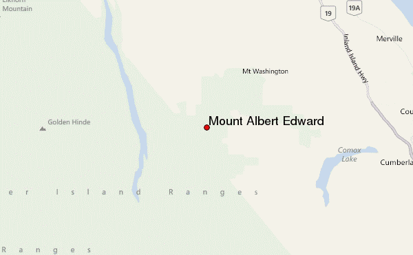 Mount Albert Edward Location Map