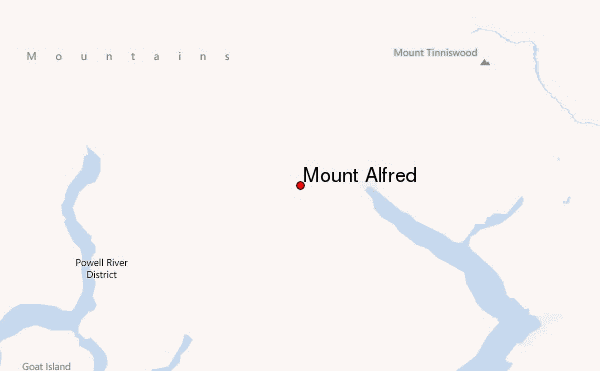 Mount Alfred Location Map