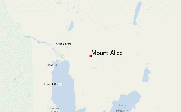 Mount Alice Location Map