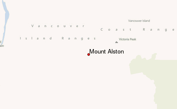 Mount Alston (Sutton Range) Location Map