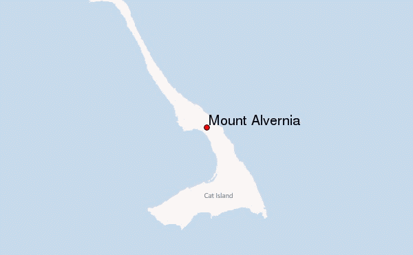 Mount Alvernia Location Map