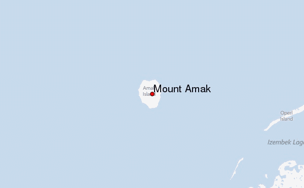 Mount Amak Location Map