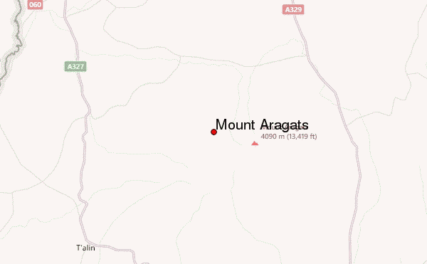 Mount Aragats Location Map