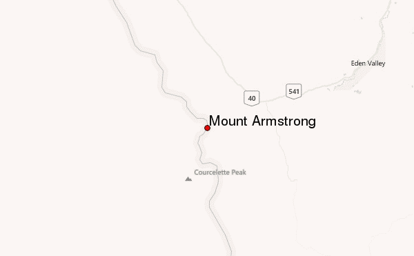 Mount Armstrong Location Map