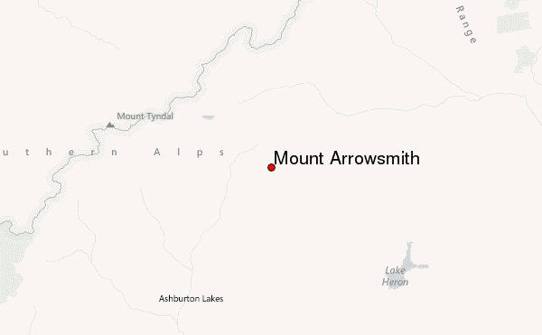 Mount Arrowsmith Location Map