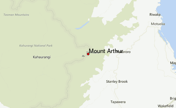 Mount Arthur Location Map