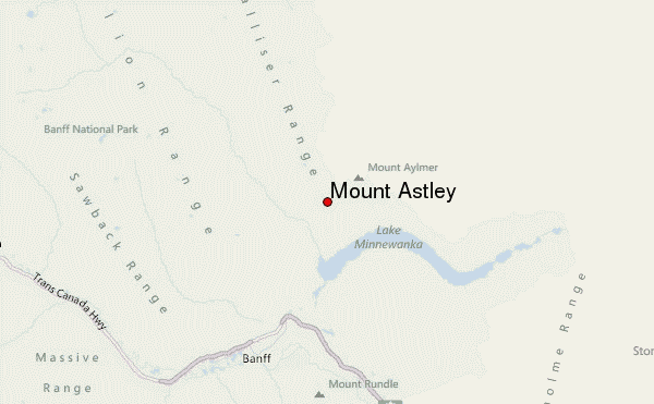 Mount Astley Location Map