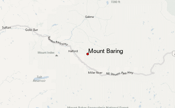 Mount Baring Location Map