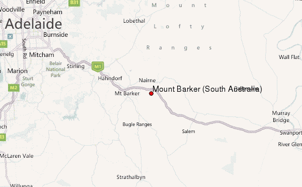 Mount Barker (South Australia) Location Map