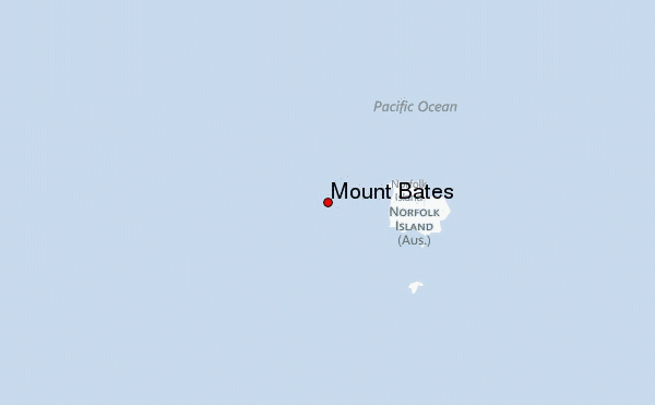 Mount Bates Location Map