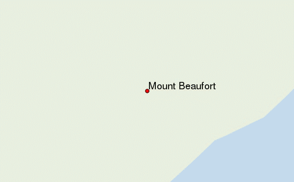 Mount Beaufort Location Map