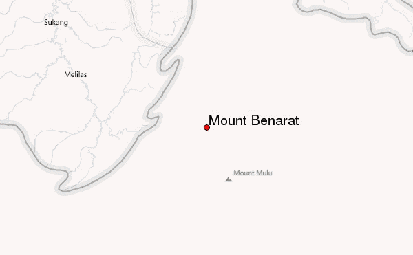 Mount Benarat Location Map