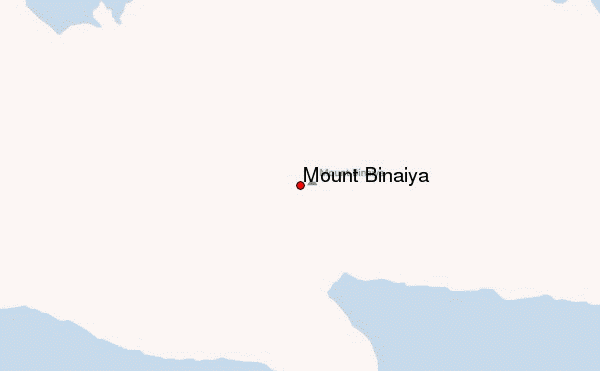Mount Binaiya Location Map