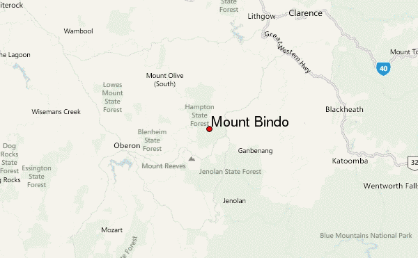 Mount Bindo Location Map