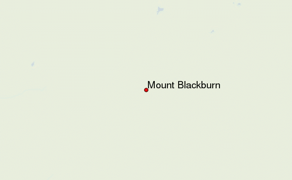 Mount Blackburn Location Map