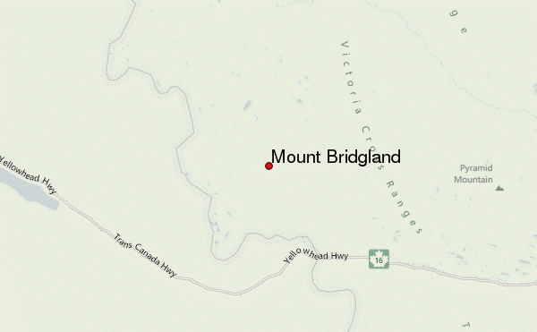 Mount Bridgland Location Map