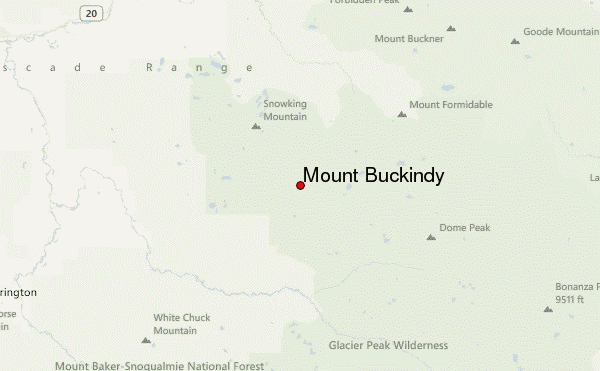 Mount Buckindy Location Map