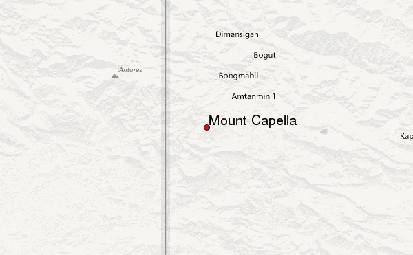 Mount Capella Location Map