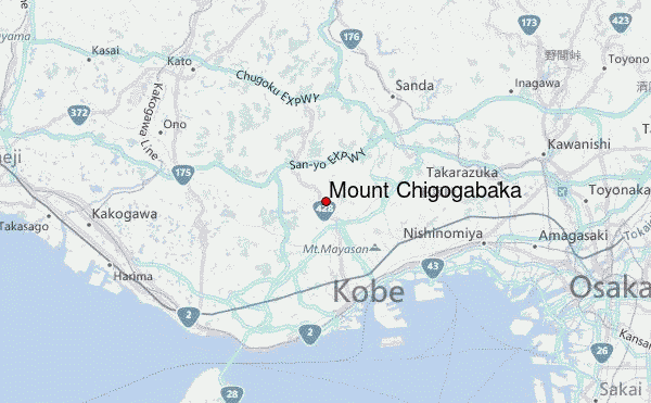 Mount Chigogabaka Location Map