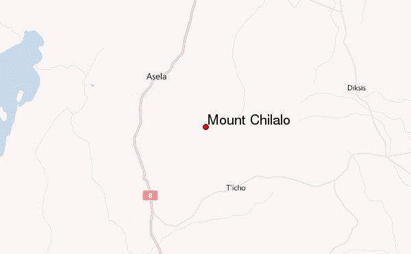 Mount Chilalo Location Map