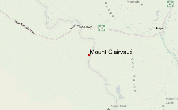 Mount Clairvaux Location Map