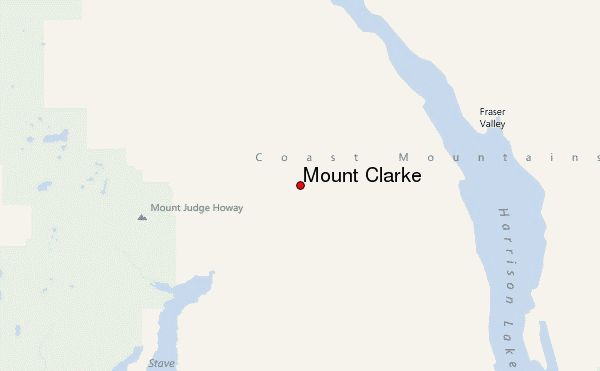 Mount Clarke Location Map