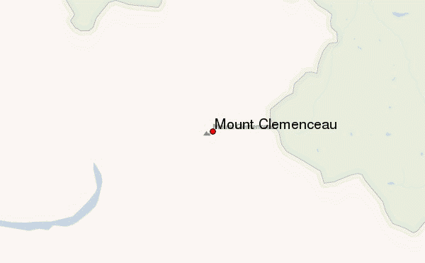 Mount Clemenceau Location Map