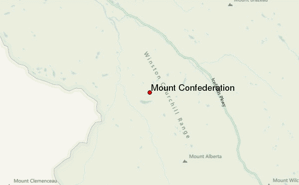 Mount Confederation Location Map