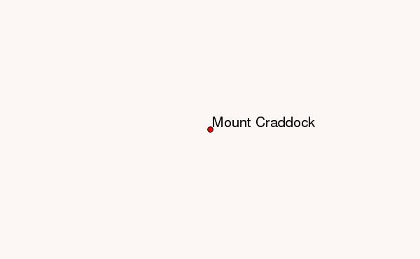 Mount Craddock Location Map
