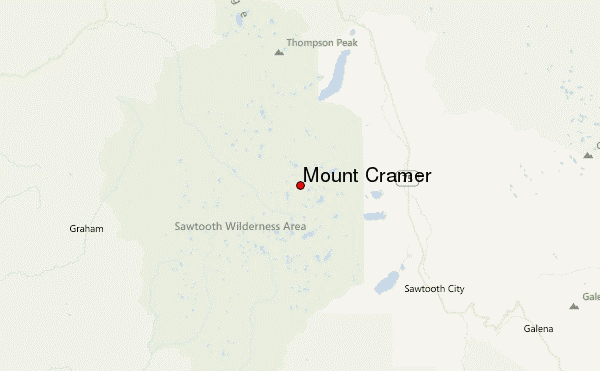 Mount Cramer Location Map