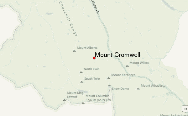 Mount Cromwell Location Map