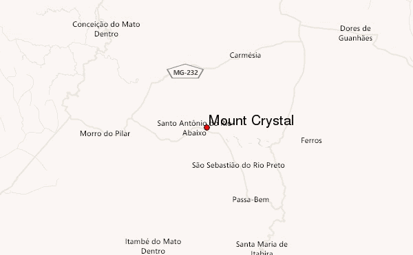 Mount Crystal Location Map