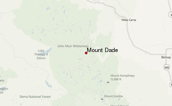 Mount Dade Location Map