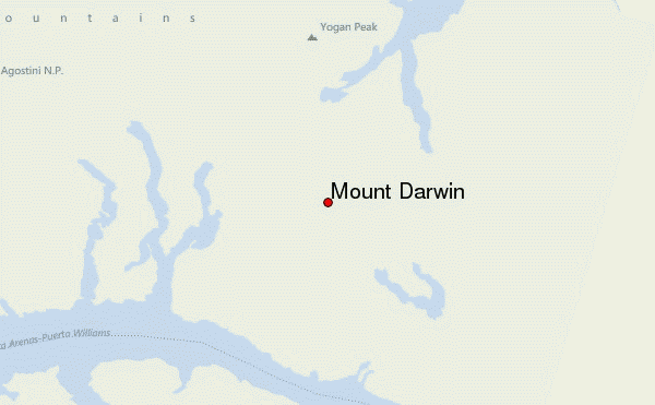 Mount Darwin Location Map