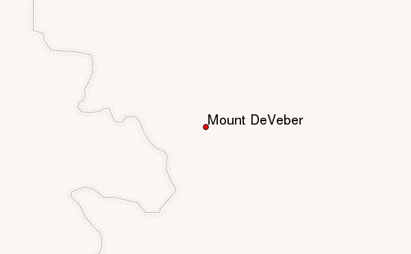 Mount DeVeber Location Map