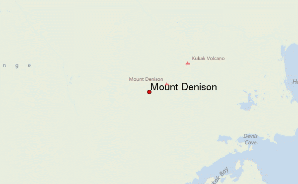 Mount Denison Location Map