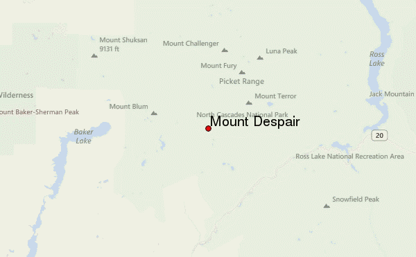 Mount Despair Location Map