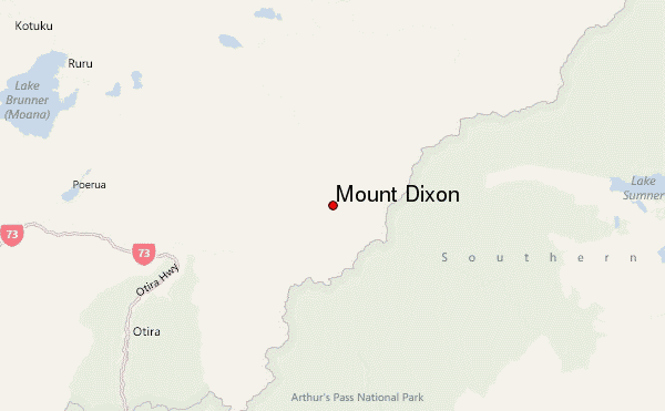 Mount Dixon Location Map