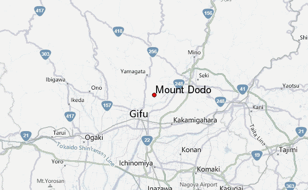 Mount Dodo Location Map