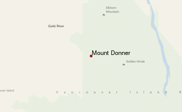 Mount Donner Location Map