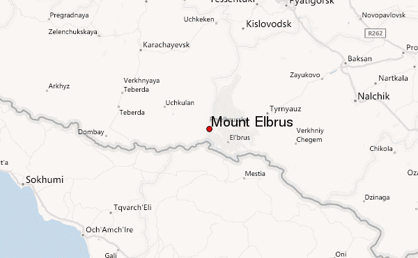 Mt Elbrus Location